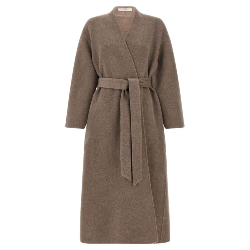 Co Women Double Wrap Coat
